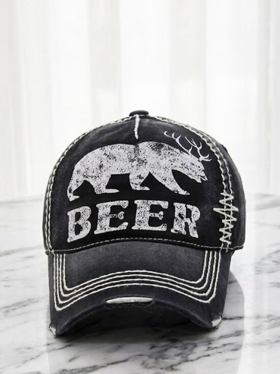 KBETHOS Accessories - Ladies Black Bear Baseball Hat - Brand New Ball Cap